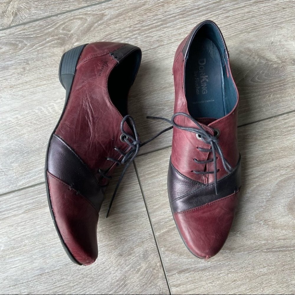 Dorking Made in Spain Smooth Leather Oxford Lace Up - Picture 3 of 14